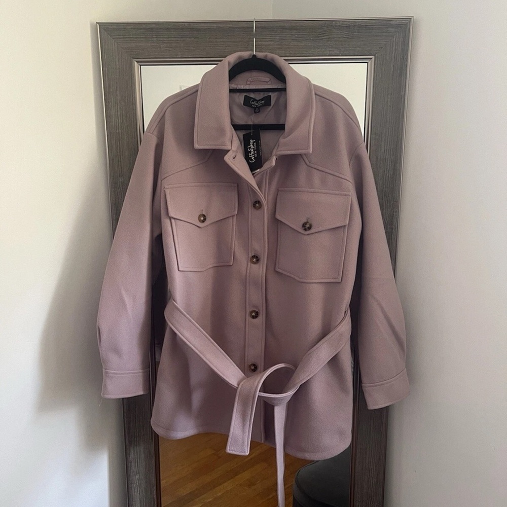 Womens Lavender Winter Coat Size 3X